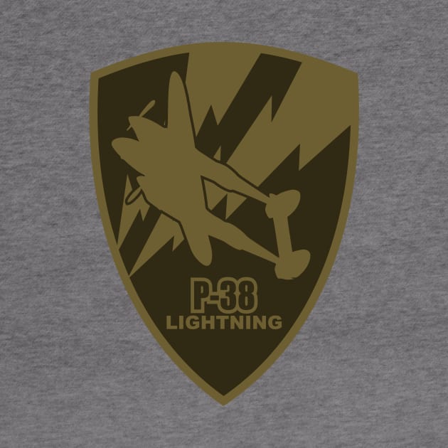 P-38 Lightning Patch by Tailgunnerstudios